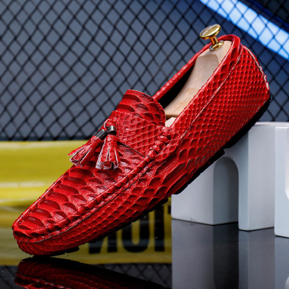 [Copy]Large size slip-on casual leather shoes