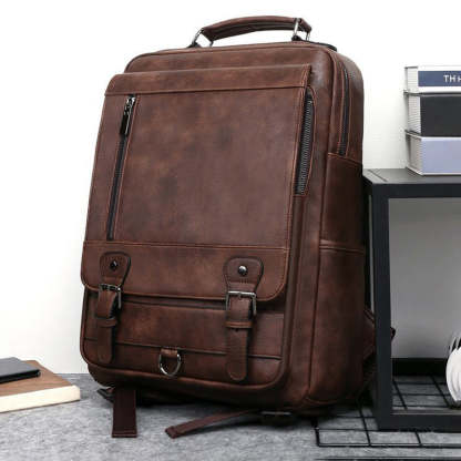 GUYSTEP™- Voyager Leather Backpack-Bag