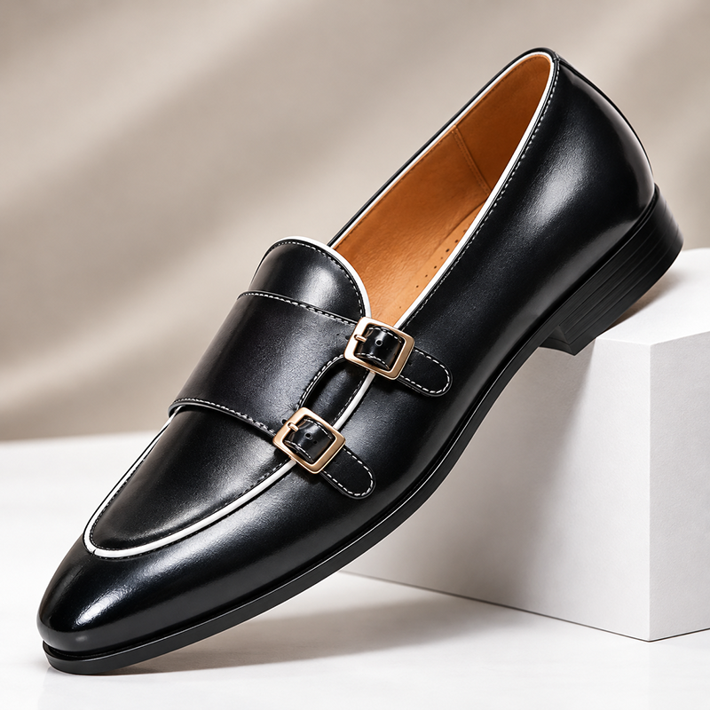 British Style Business Formal Leather Shoes