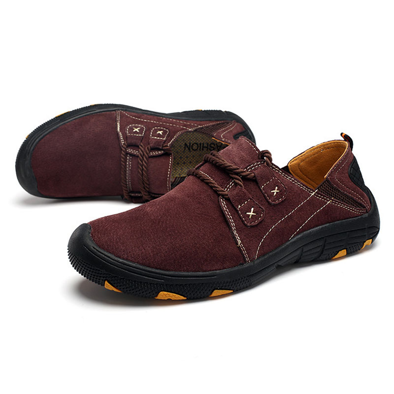 Men's Casual Outdoor Athletic Shoes - Non-slip and Wear-resistant Hiking Shoes