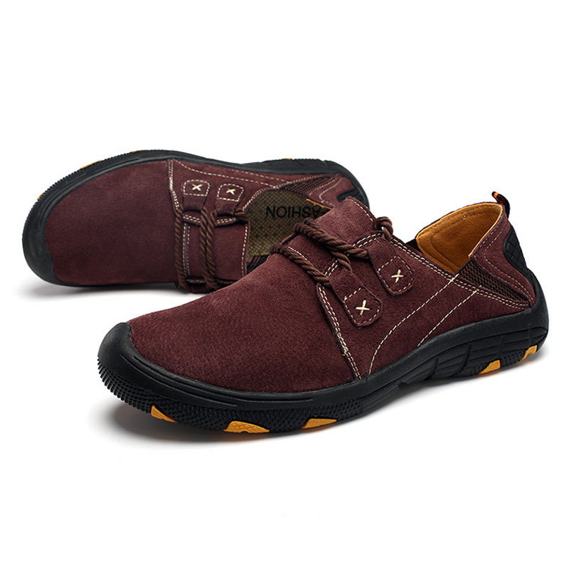 Men's Casual Outdoor Athletic Shoes - Non-slip and Wear-resistant Hiking Shoes