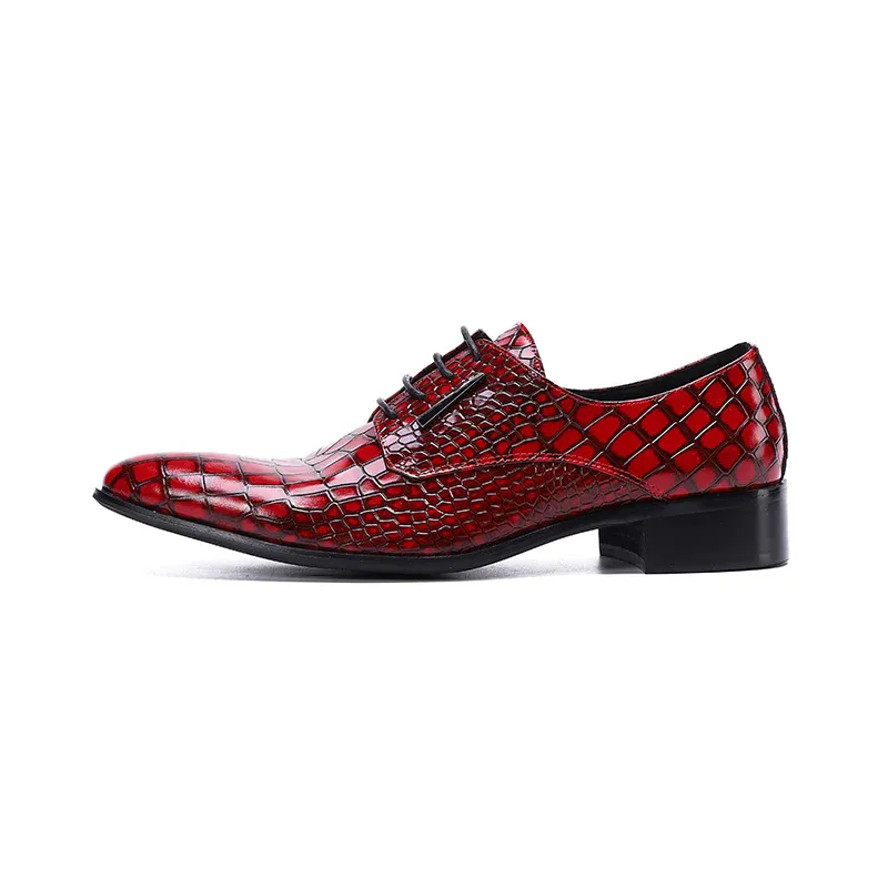 Italian snake print dress shoes