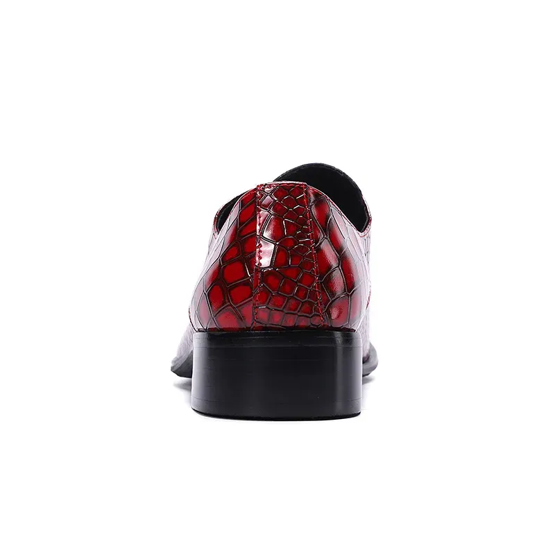 Italian snake print dress shoes