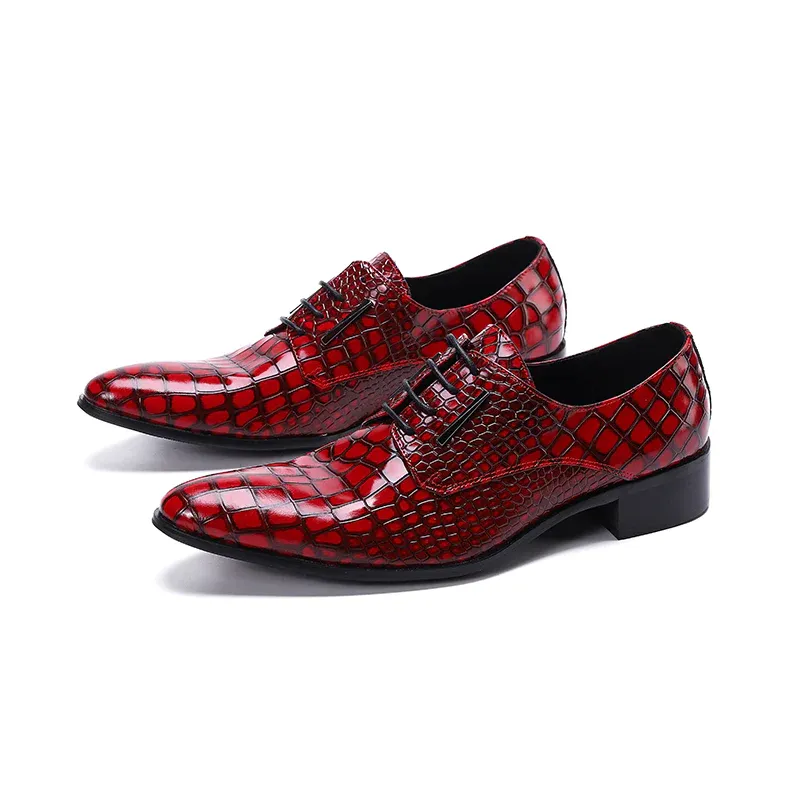 Italian snake print dress shoes