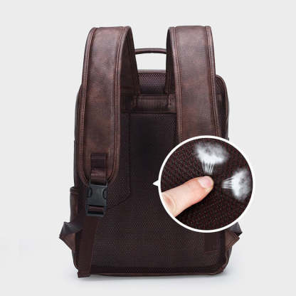 GUYSTEP™- Voyager Leather Backpack-Bag