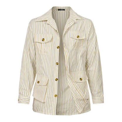GUYSTEP™- Striped Multi Pockets Jackets