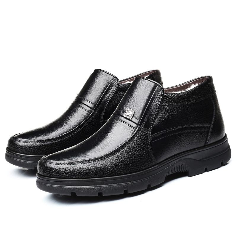 [Copy]Men's autumn and winter thick high-top shoes plus velvet warm thick-soled casual cotton shoes