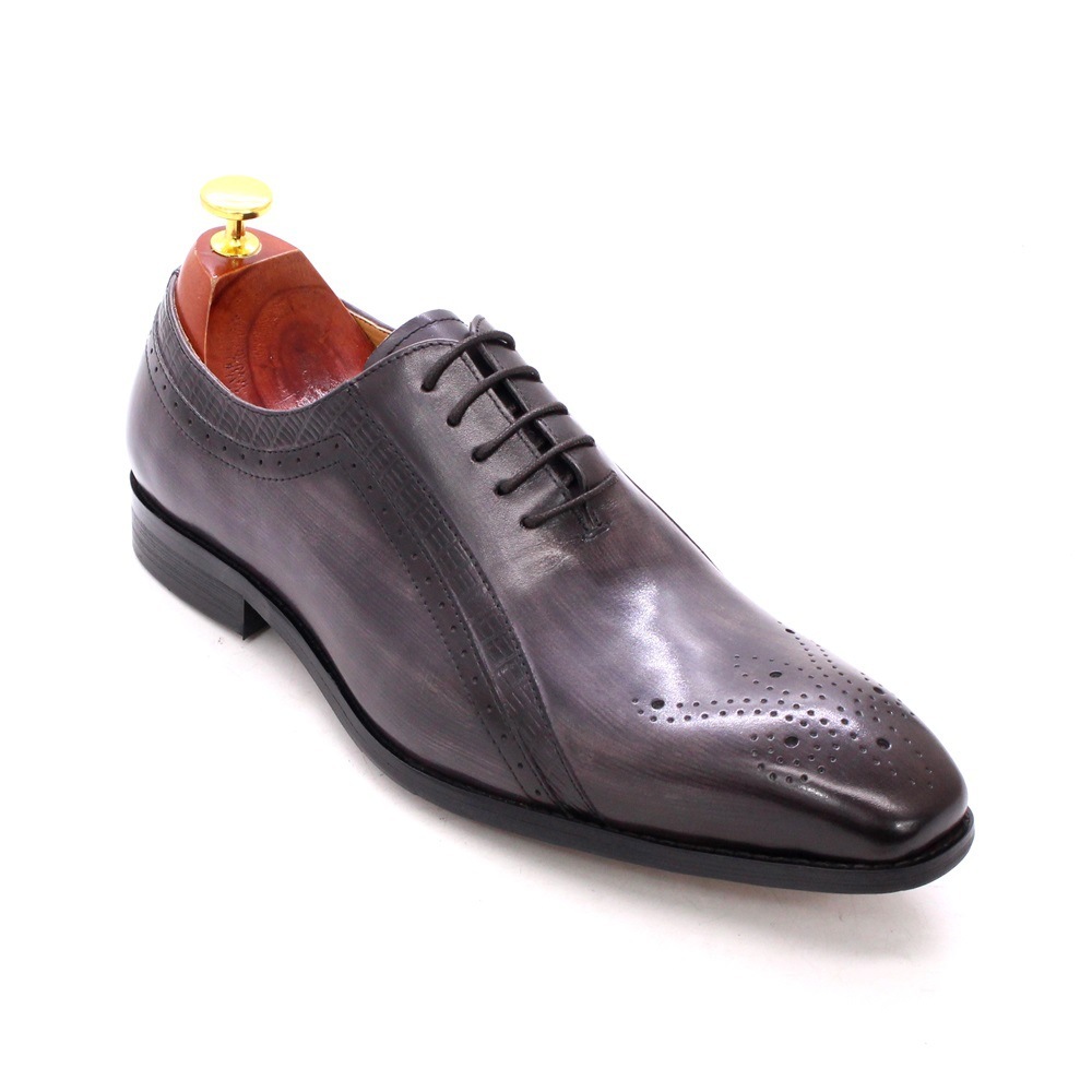 Men's classic design business casual leather shoes