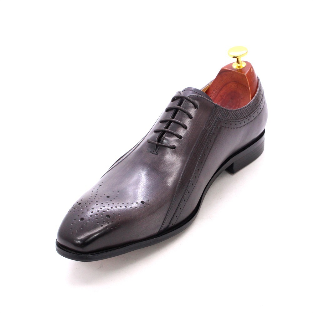 Men's classic design business casual leather shoes