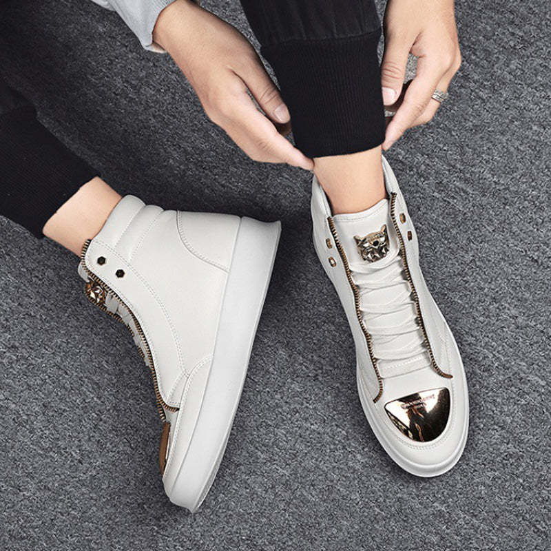 Men's high top trendy cool casual shoes