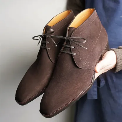 [Copy]Genuine leather zipper buckle men's boots