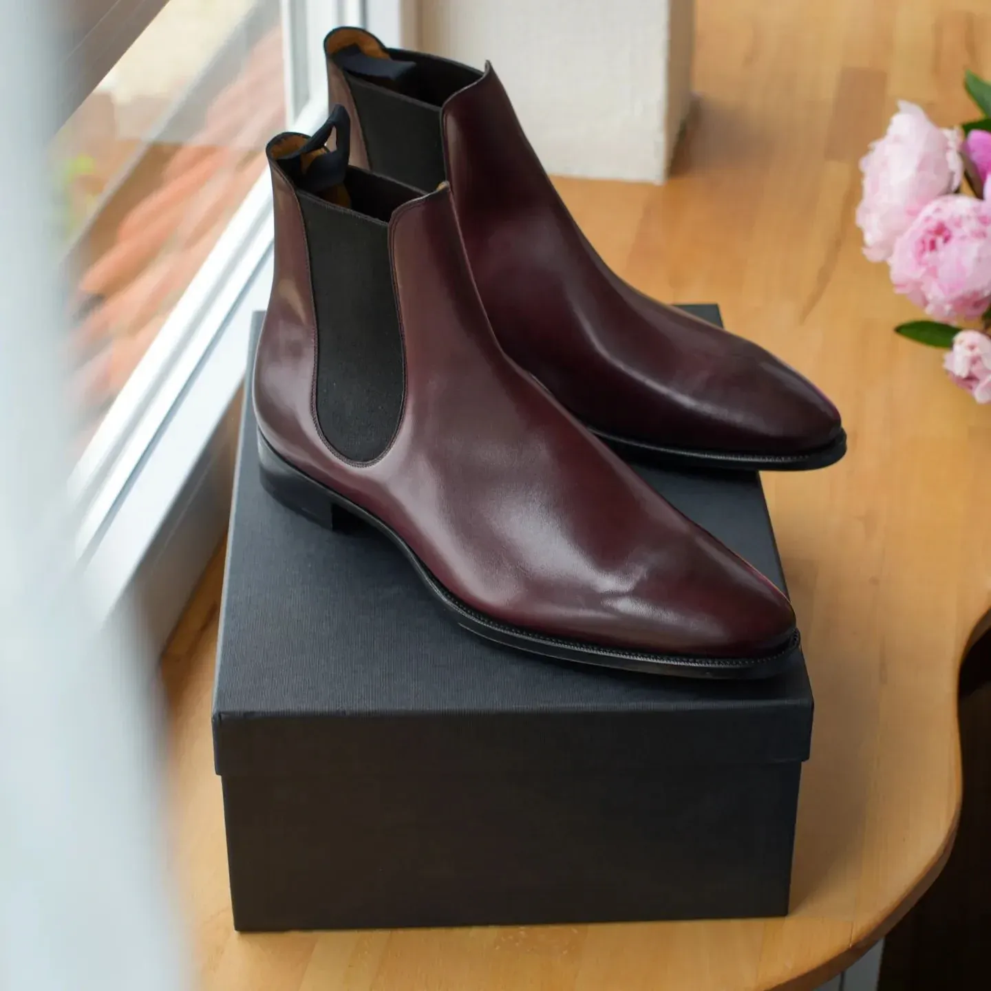 Classic high top Chelsea boots