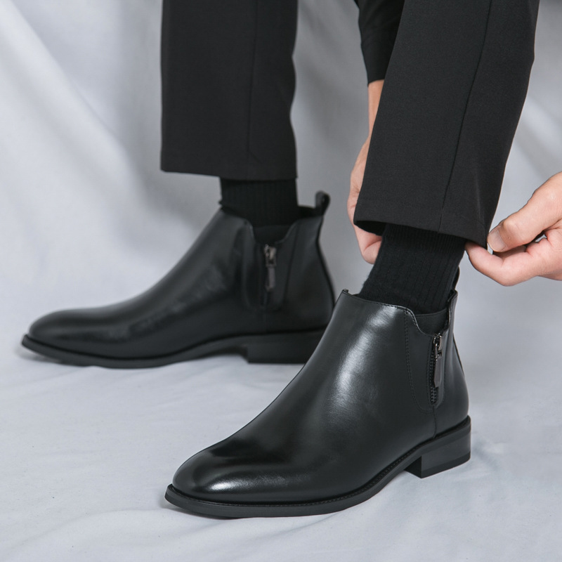Men's Chelsea Ankle Boots: British-Style Vintage | Lightweight & Smart Casual