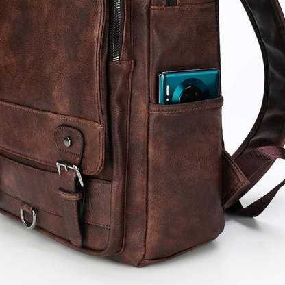GUYSTEP™- Voyager Leather Backpack-Bag