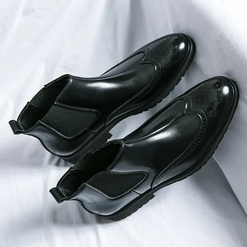 [Copy]GUYSTEP™2025 New elegant design retro fashion men's first layer cowhide lace-up leather shoes