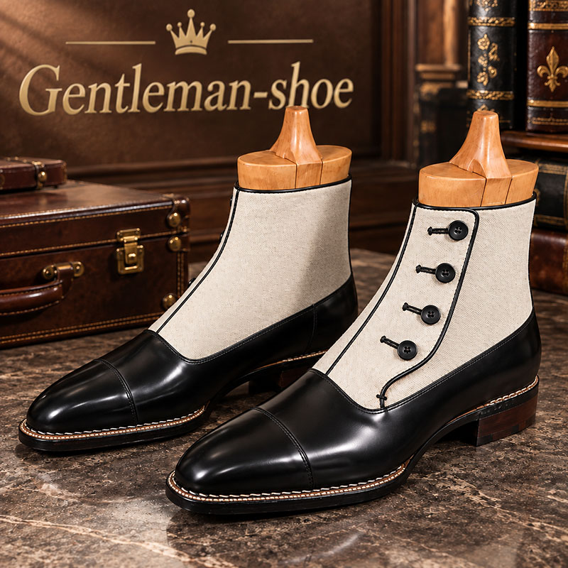 [Copy]Men’s Genuine Leather Double-Buckle Monk Strap Dress Shoes 