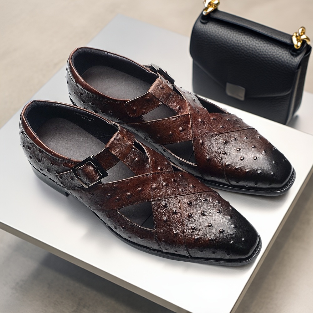 Men's outdoor casual leather sandals