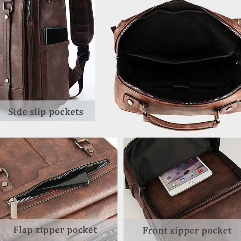 GUYSTEP™- Voyager Leather Backpack-Bag
