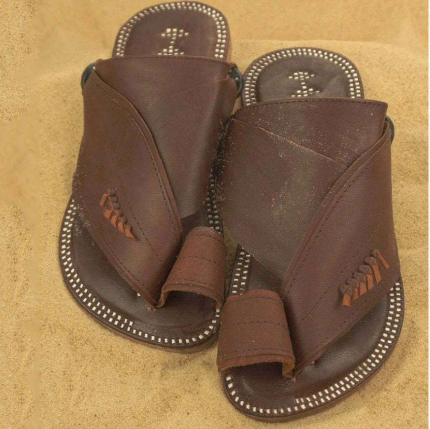 Men's Genuine Leather comfortable light slippers