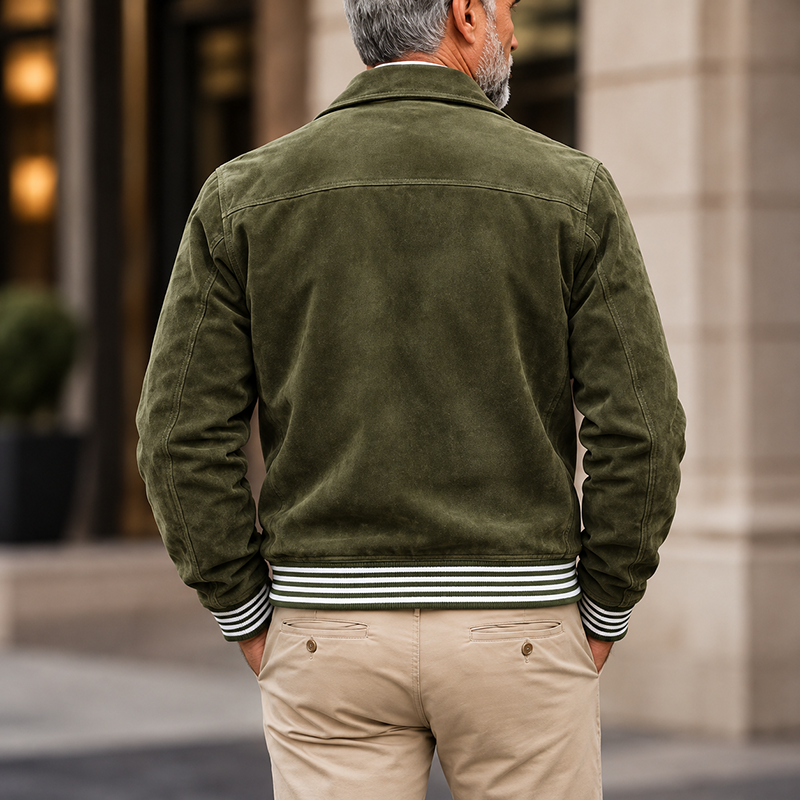 Vintage-style jacket for middle-aged men