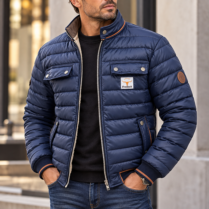 [Copy]Men's Vintage Western Sherpa-Lined Jacket