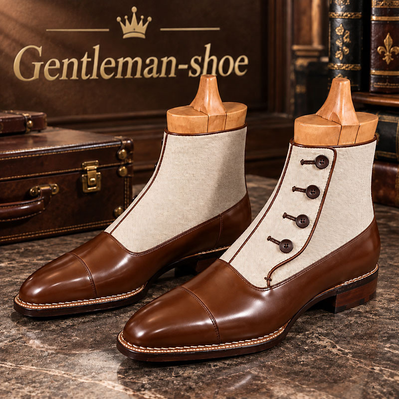 [Copy]Men’s Genuine Leather Double-Buckle Monk Strap Dress Shoes 