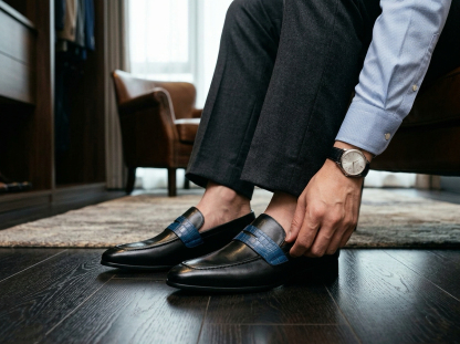 Men's Handmade Genuine Leather Casual Loafers