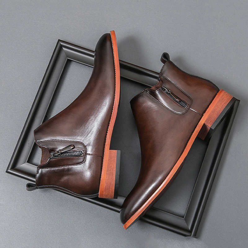 Men's Stylish British-Style Vintage Chelsea Ankle Boots