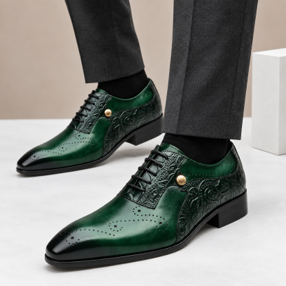 Balerio Cowhide Leather Shoes