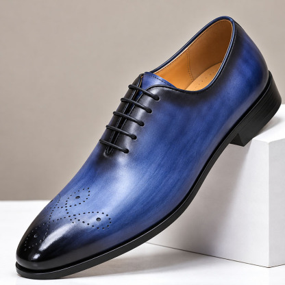 GENTLEMAN™large size men are genuine leather Oxford shoes