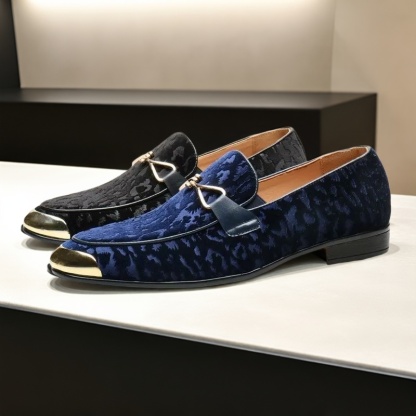 GENTLEMAN™Suede dark pattern fashion loafers
