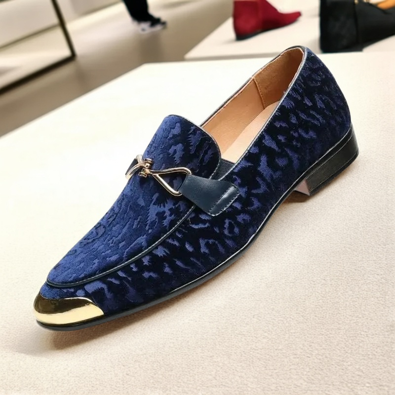 GENTLEMAN™Suede dark pattern fashion loafers