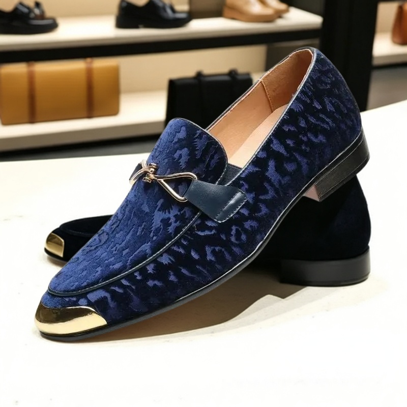 GENTLEMAN™Suede dark pattern fashion loafers