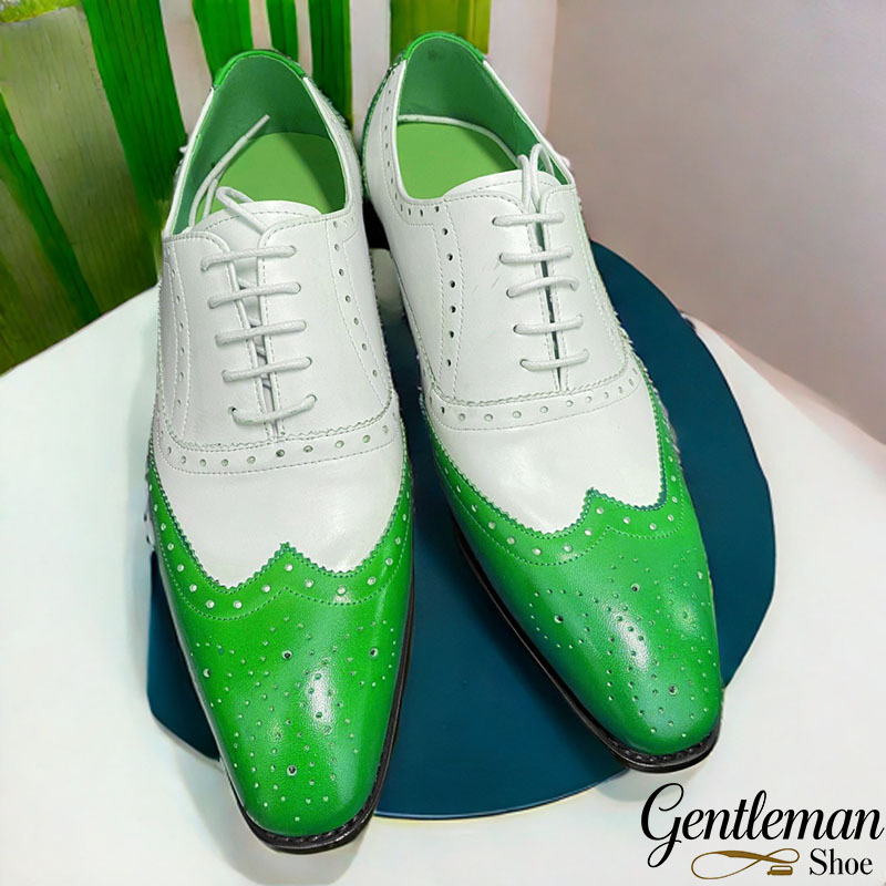 Fashion Wingtip Brogue Lace-Up Oxfords
