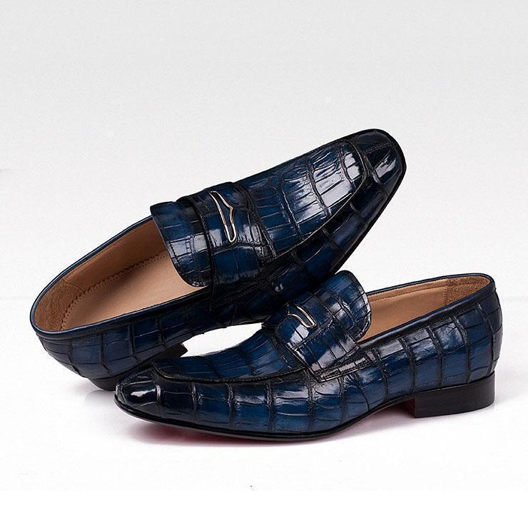 Alligator Slip-On Loafers