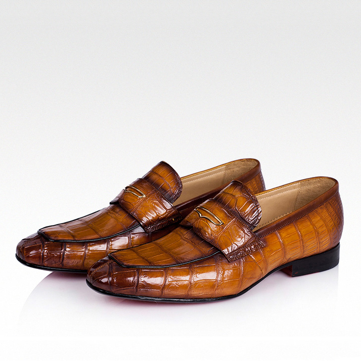 Alligator Slip-On Loafers