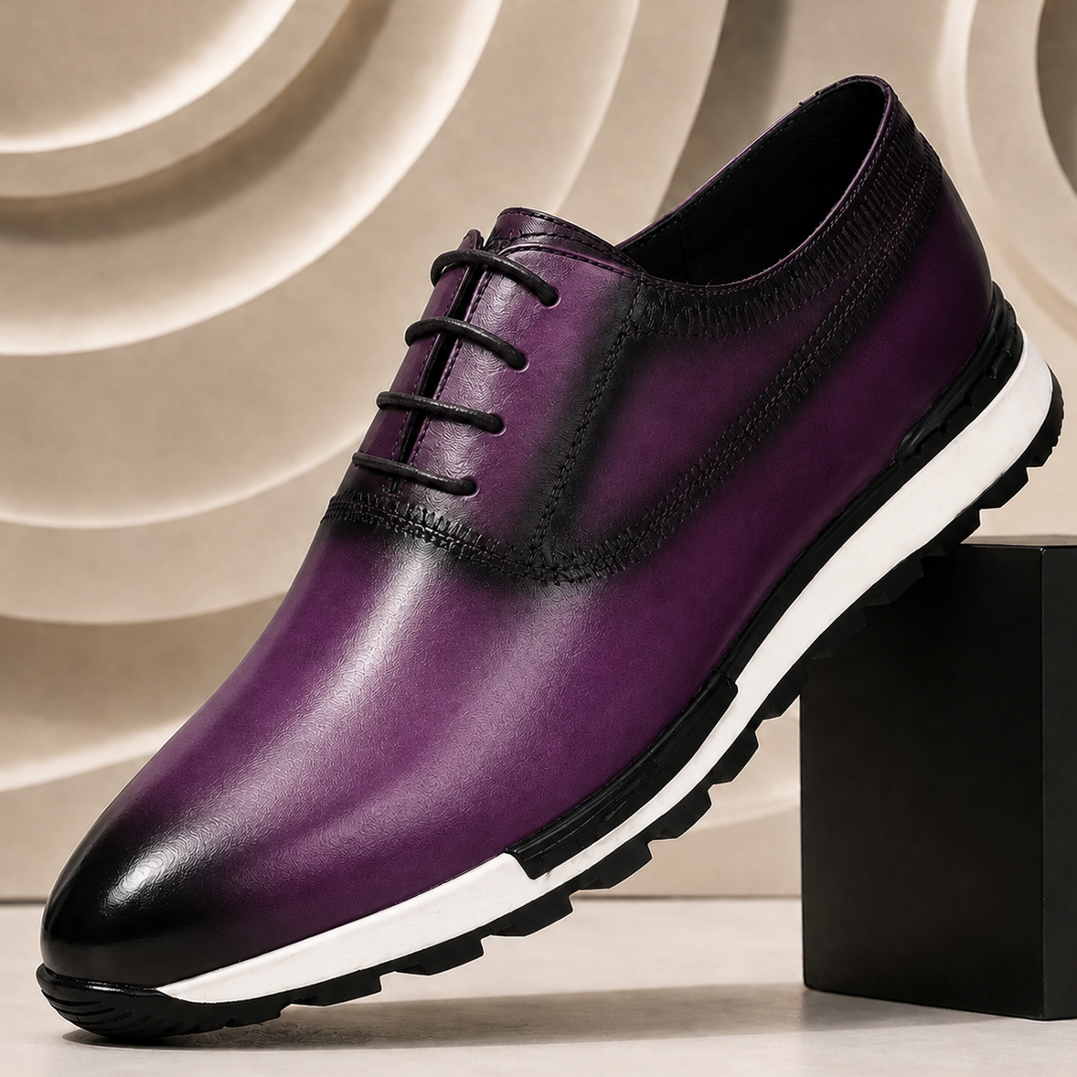 Cowhide Leather Sneakers