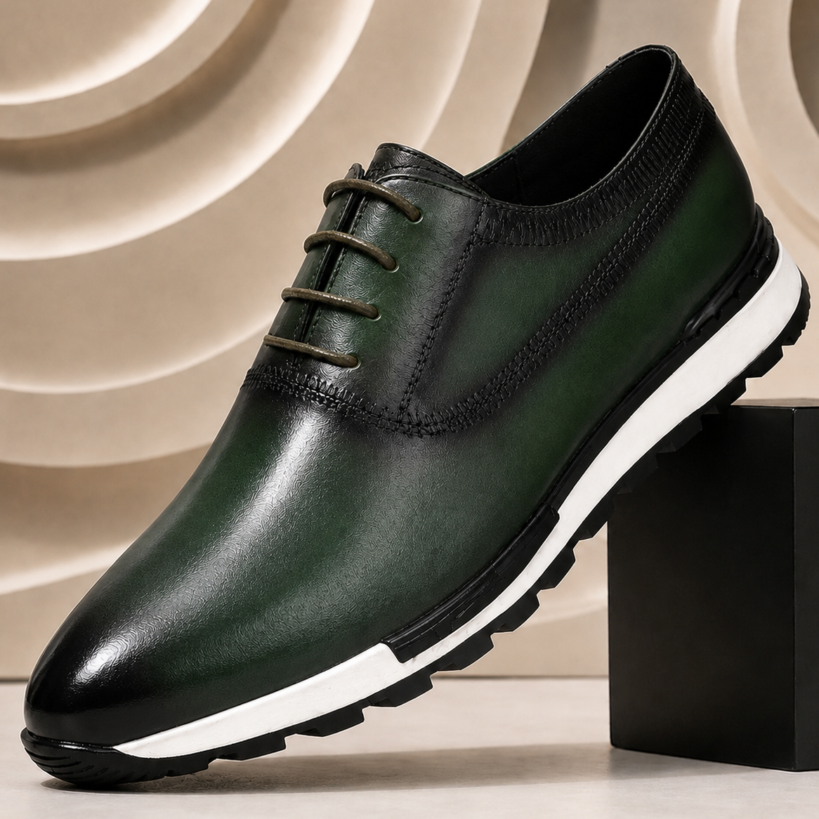 Cowhide Leather Sneakers