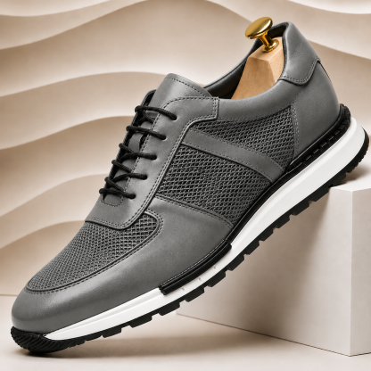 Men’s Premium Cowhide Leather Casual Sneakers – Multiple Colors