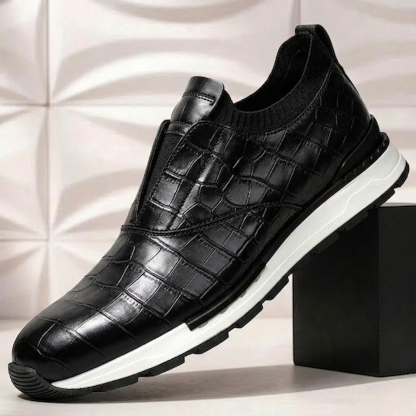 Men’s Premium Cowhide Leather Casual Sneakers – Multiple Colors