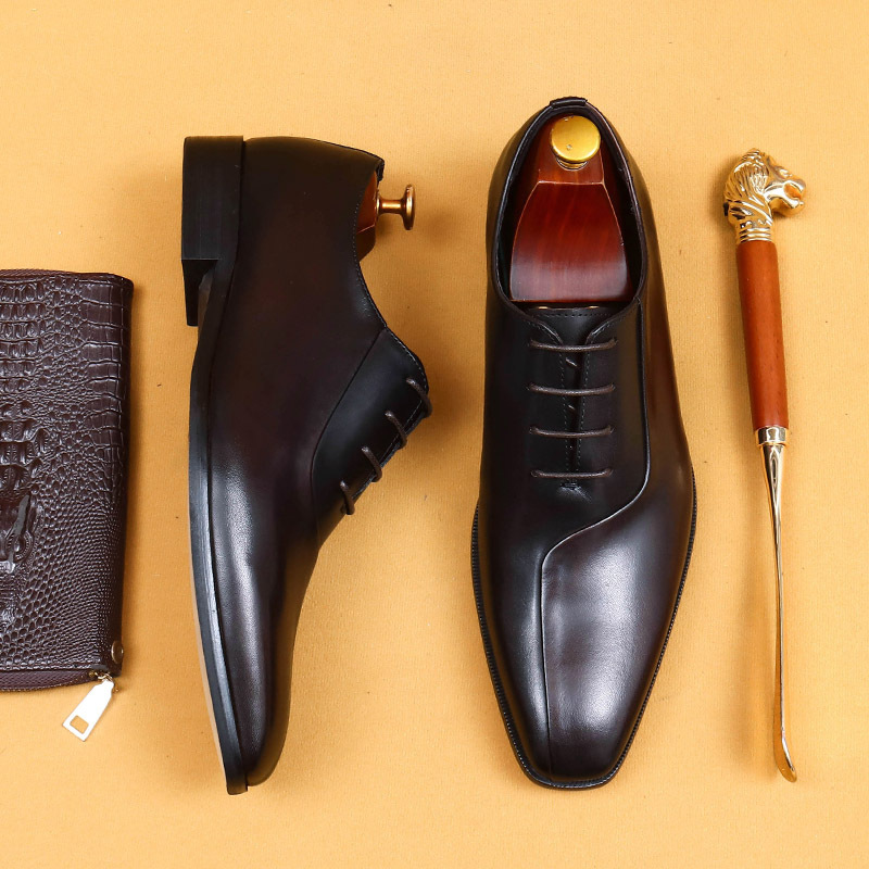 [Copy]2025 new simple and fashionable versatile men's Oxford shoes