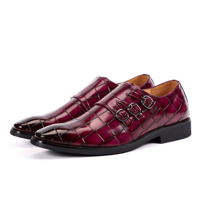 Factory direct sales of new summer business casual men's leather shoes foreign trade cross-border large size one piece wholesale