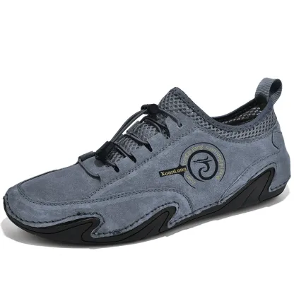 Large size men's casual breathable sports shoes