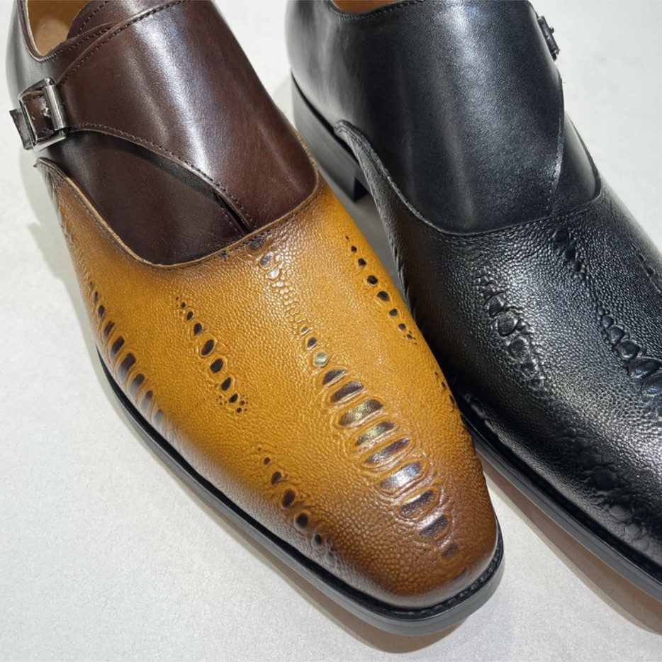 [Copy]Men's stylish color matching lace-up leather shoes