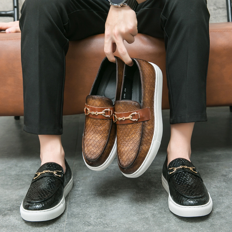 Business Casual Board Shoes English Lefu Shoes