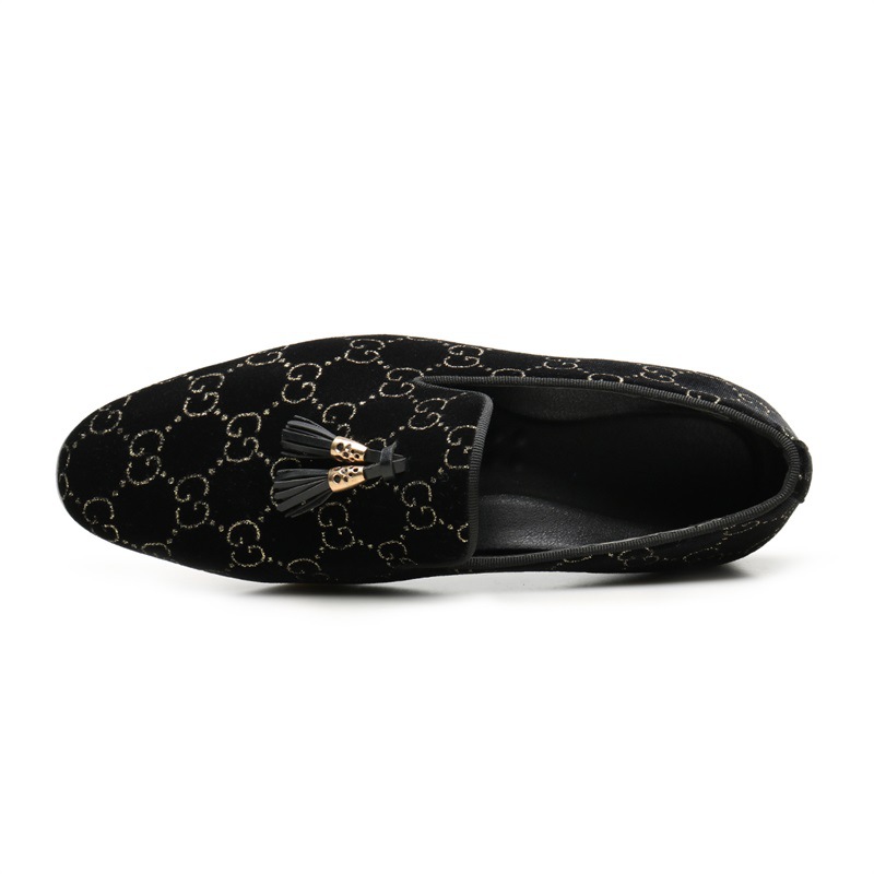 Tassel loafers for men, casual slip-on leather shoes, cross-border wholesale men's shoes