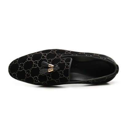 Tassel loafers for men, casual slip-on leather shoes, cross-border wholesale men's shoes