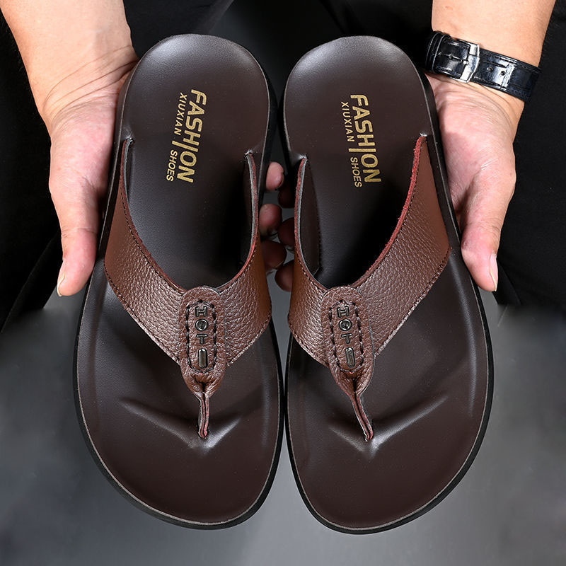 Summer men's flip flops casual slippers