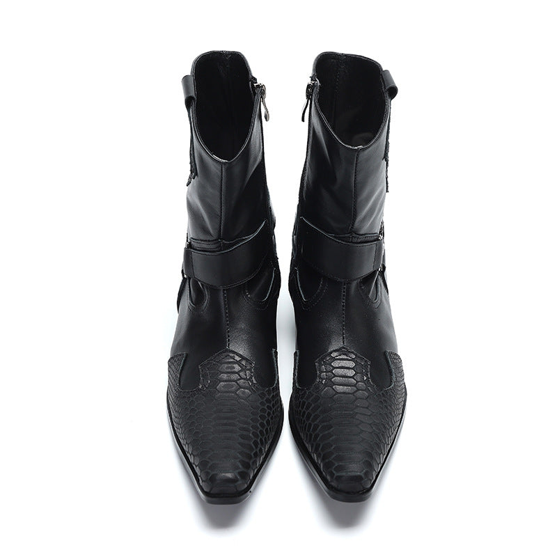 Men's high top Chelsea boots