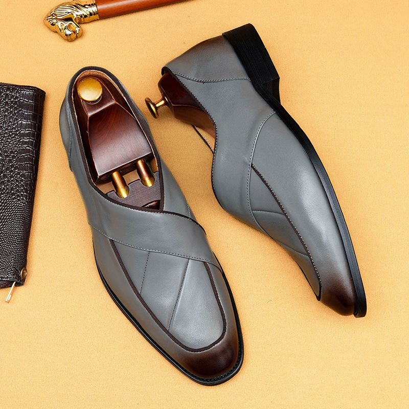 2025 new men's casual leather loafers